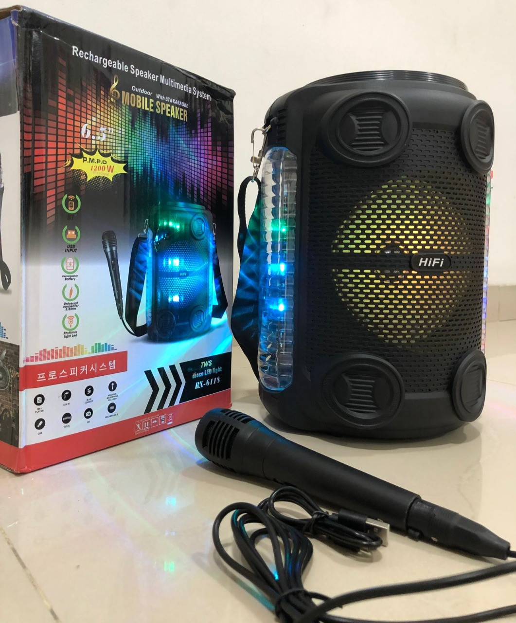 Miniatura 4 de Parlante Bocina Bluetooth RX-6118 6.5 Pu